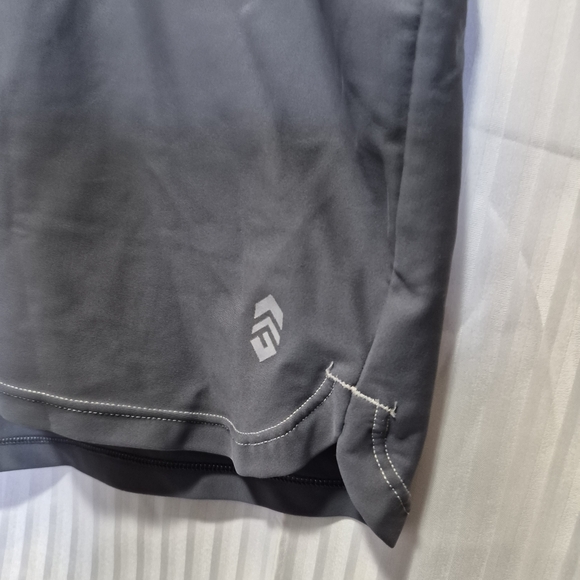 Free Country Navy Swim Shorts with White Waistband - Picture 4 of 8